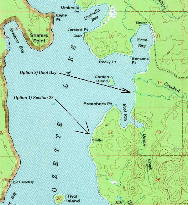 lake ozette map