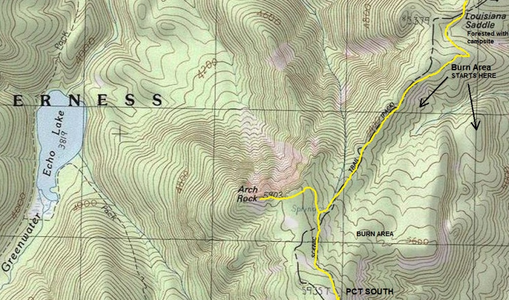 arch rock map