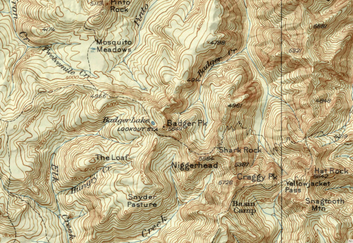 badger peak map