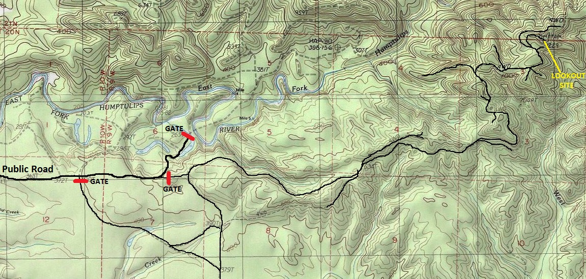 brittain lookout map
