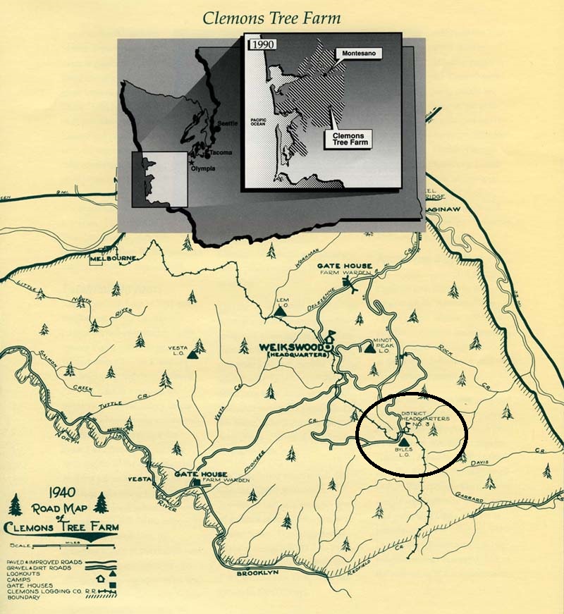 clemons tree farm map