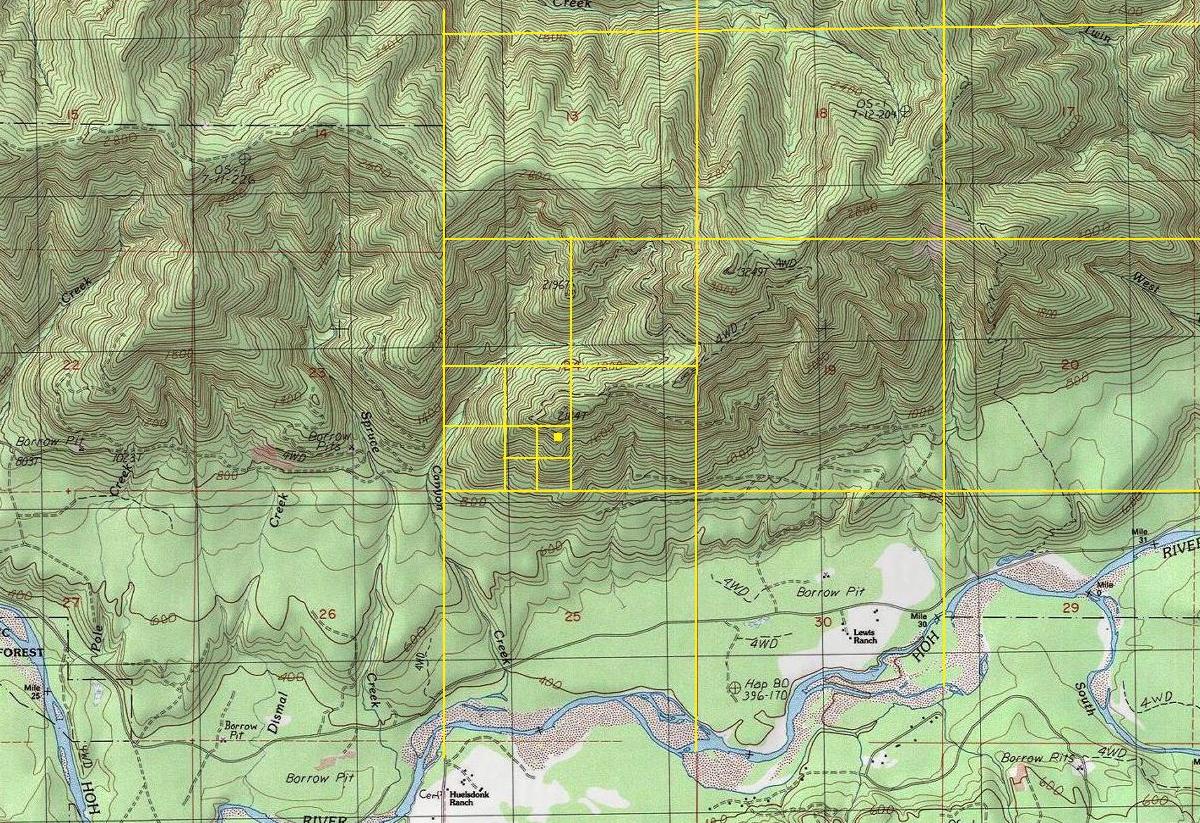 canyon creek map