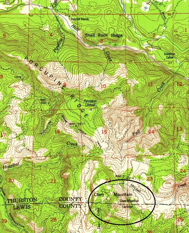 clam mountain map