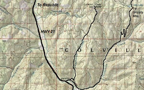 cody butte map