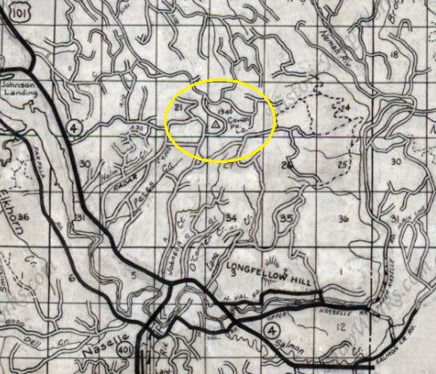 cowen peak map