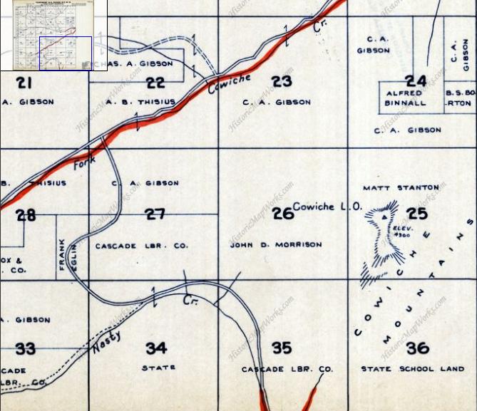 cowiche lookout map