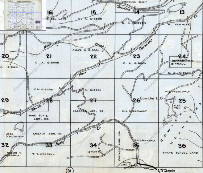cowiche lookout map