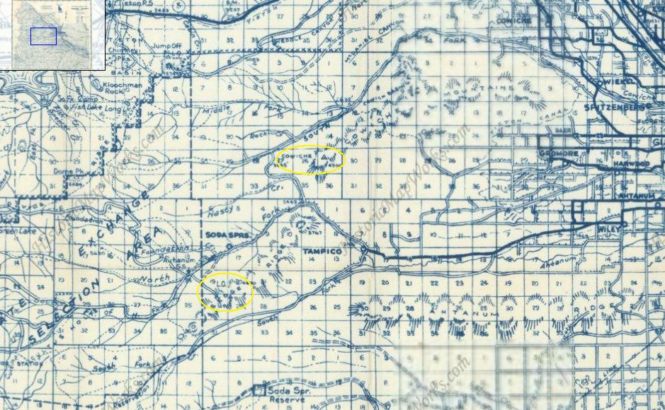 cowiche lookout map