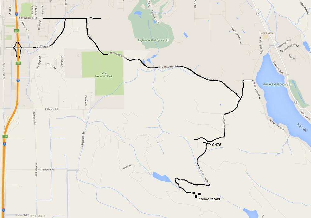 devils mountain road map