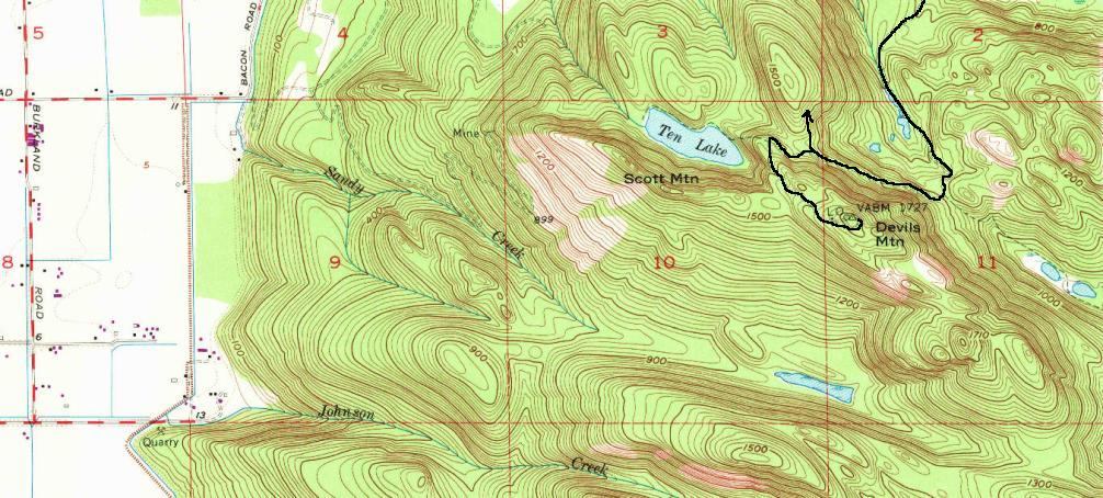 devils mountain map