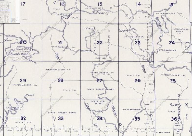 doty hills map