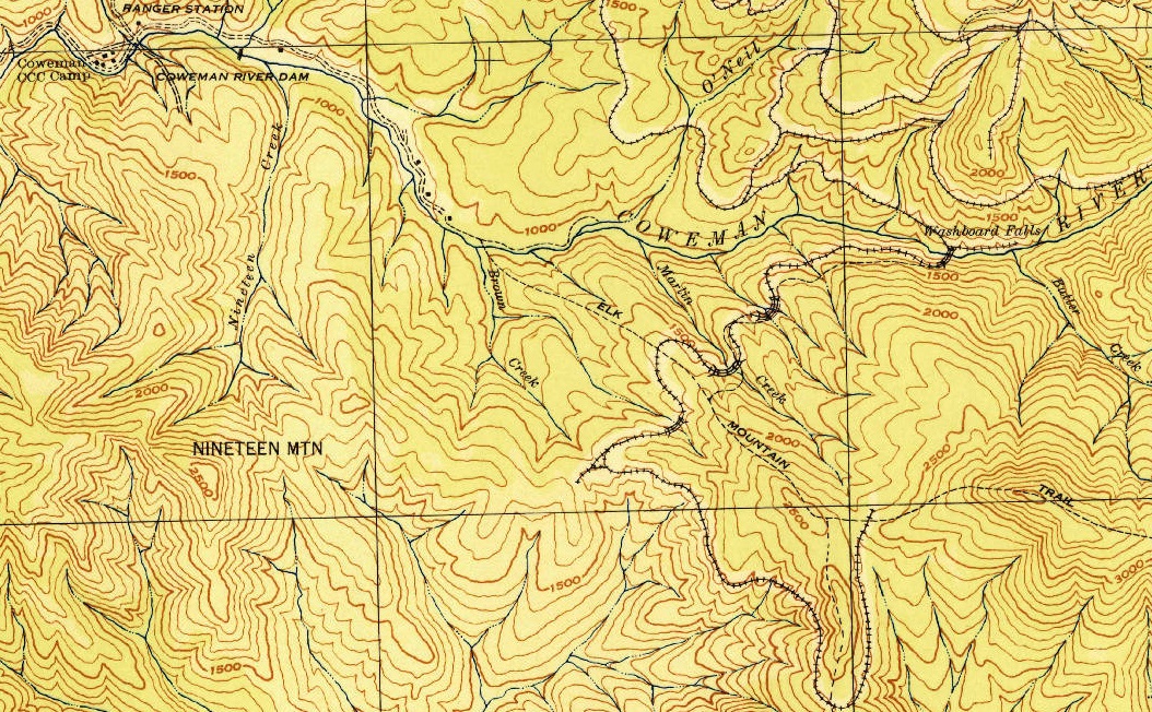 elk mountain map