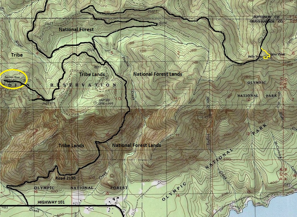 salmon river ridge map