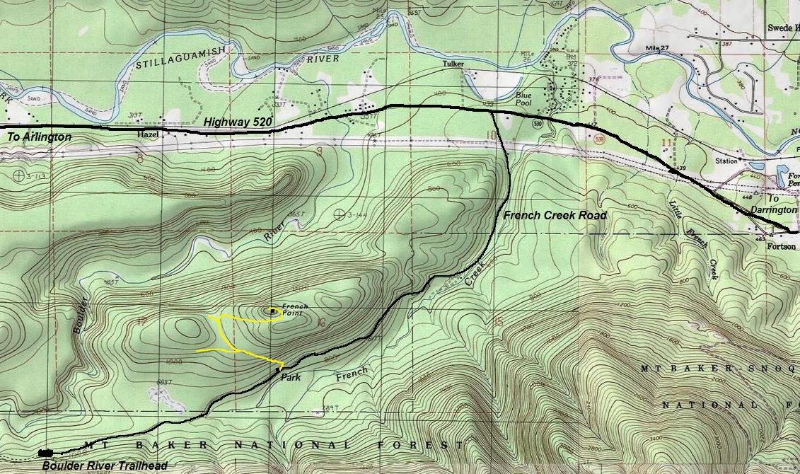 french point map