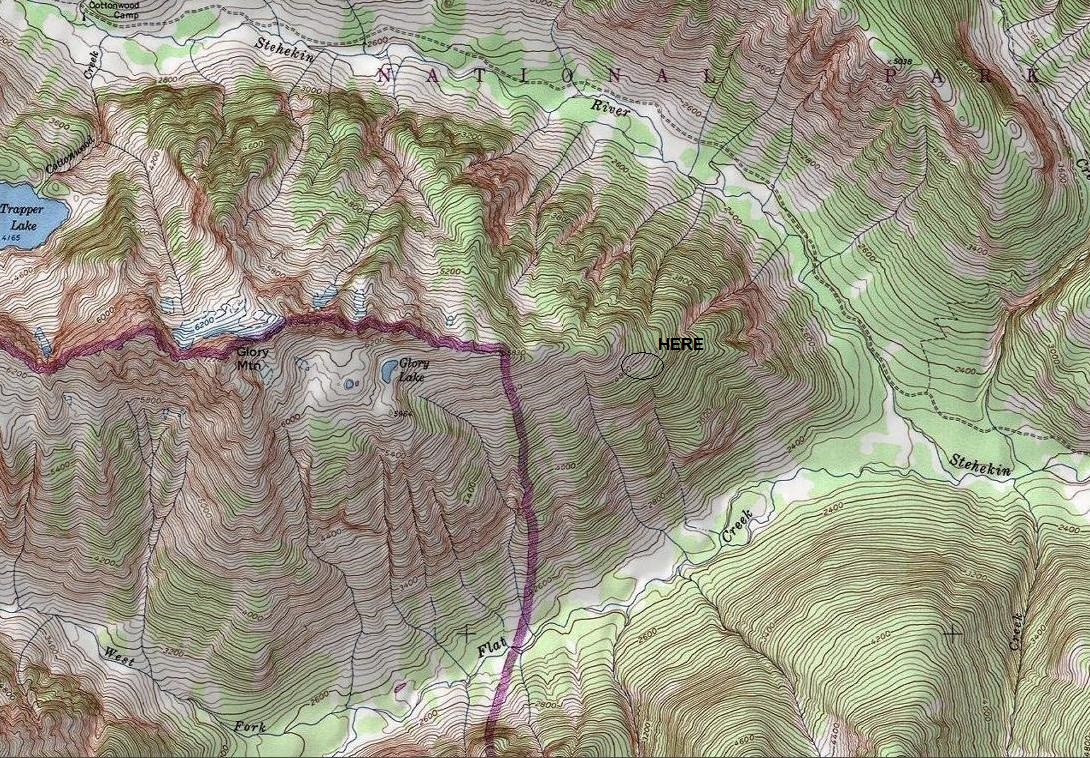 Glory Mountain map