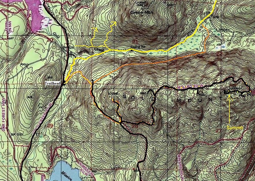 gold mountain map