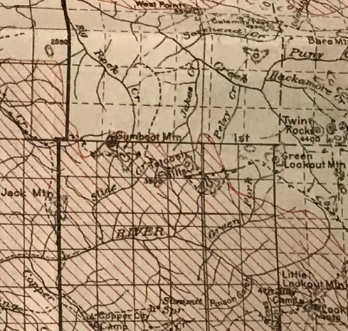 Columbia National Forest Map