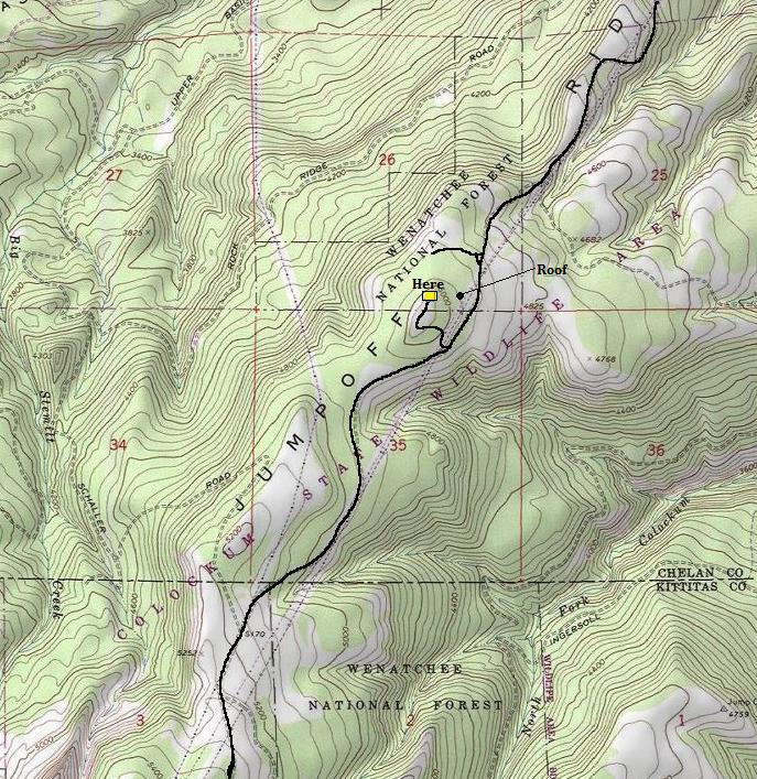 harriets peak map