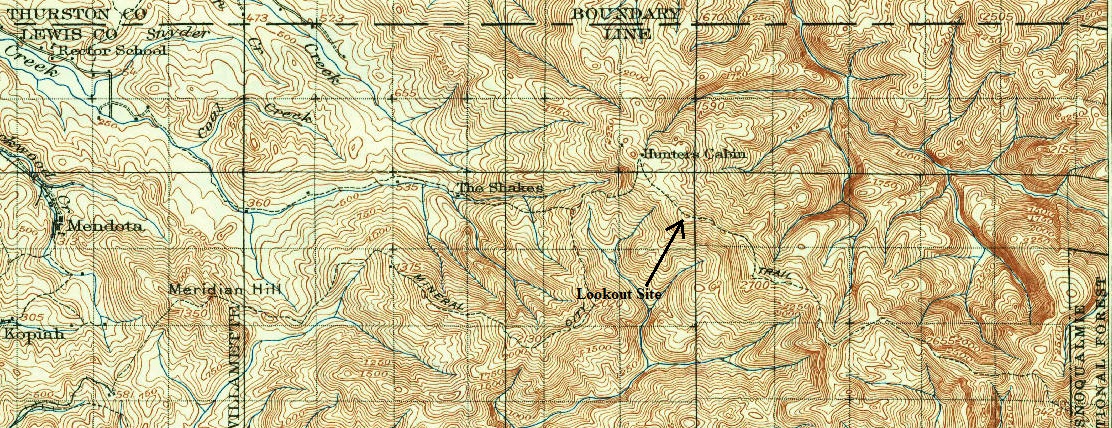 hunters cabin map