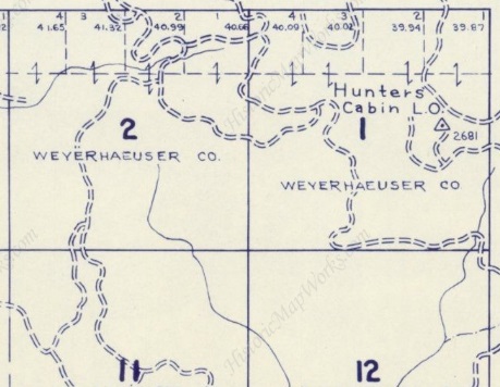 Hunters Cabin map