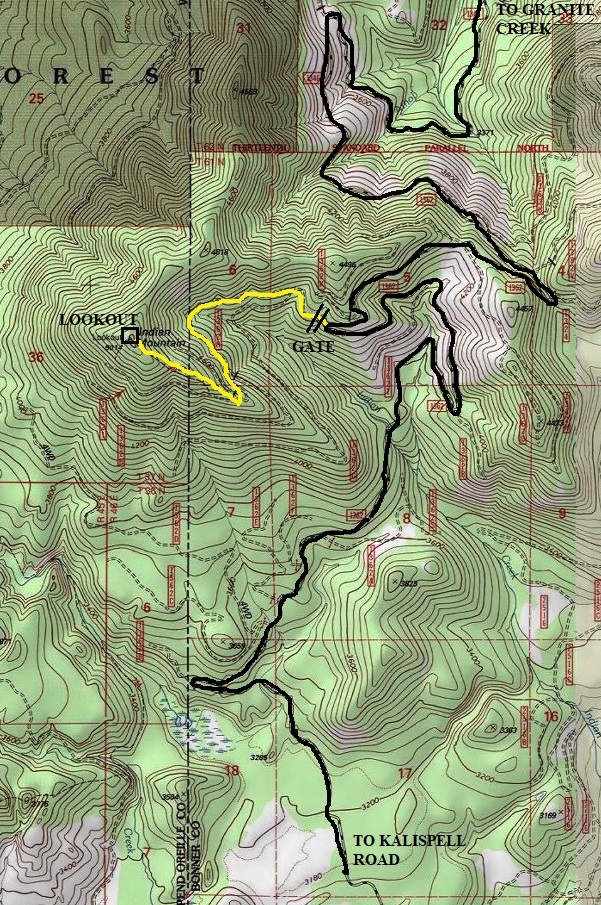 indian mountain map