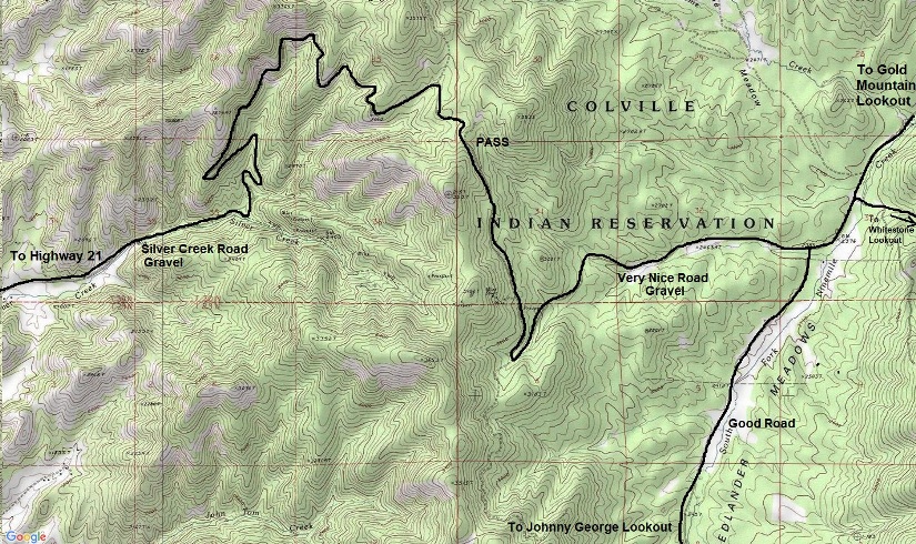 Silver Creek Road map