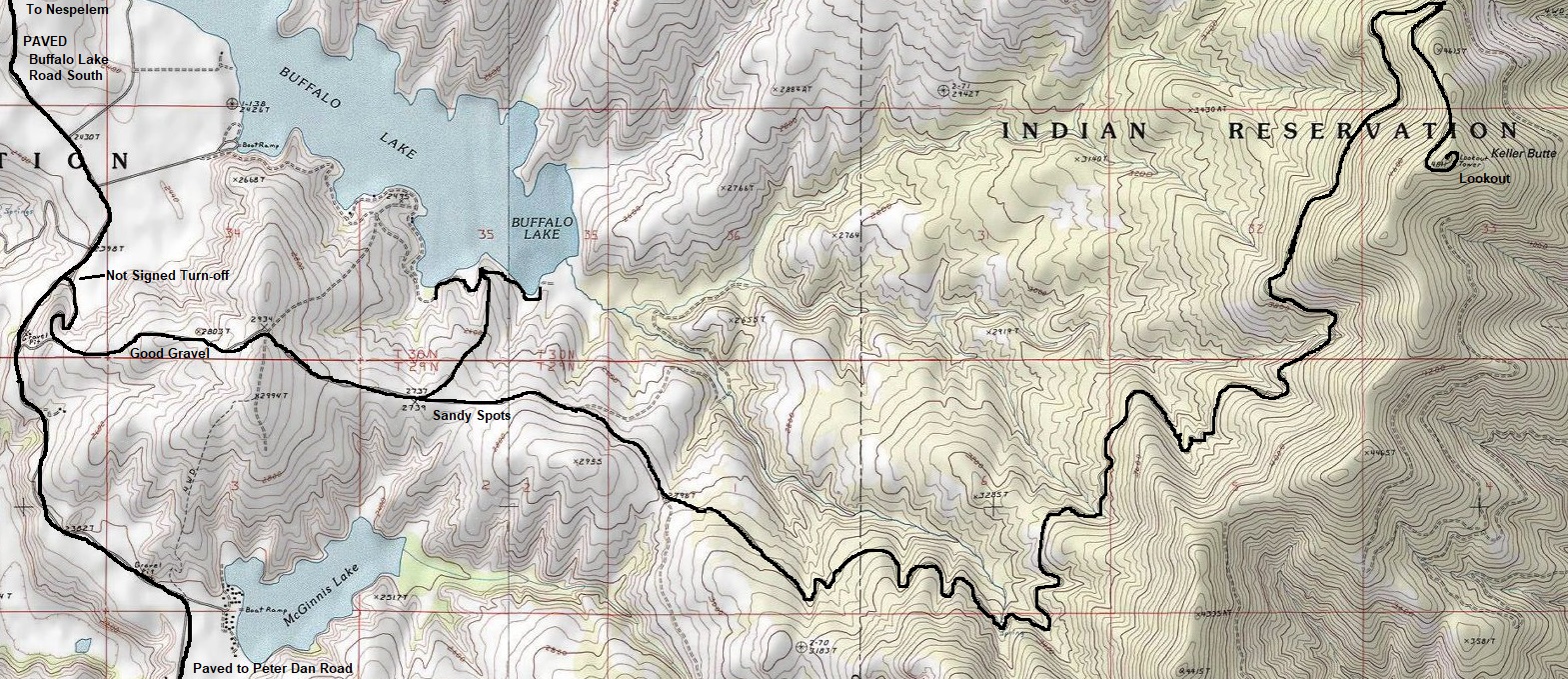 buffalo lake map