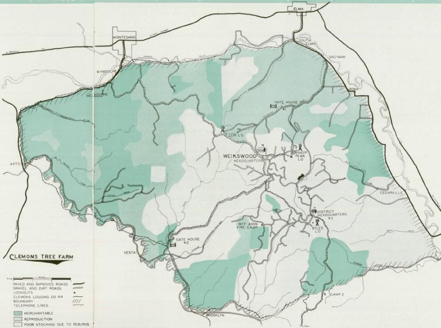 clemons tree farm map