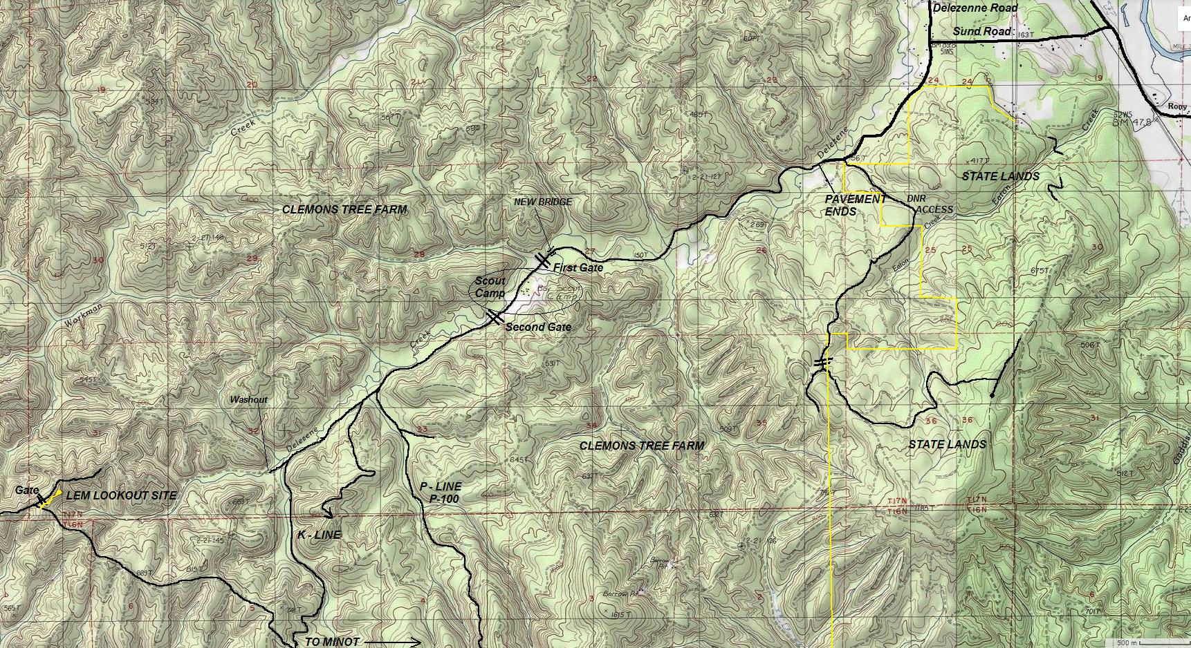 lem lookout map