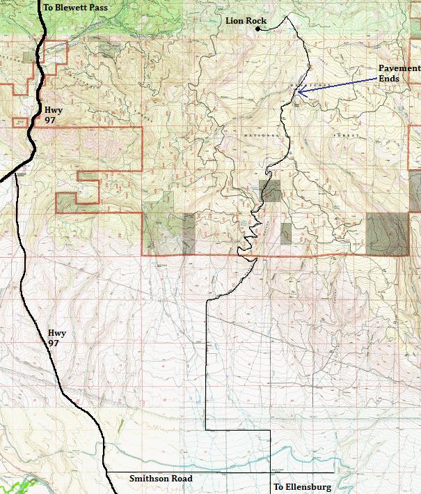 lion rock map