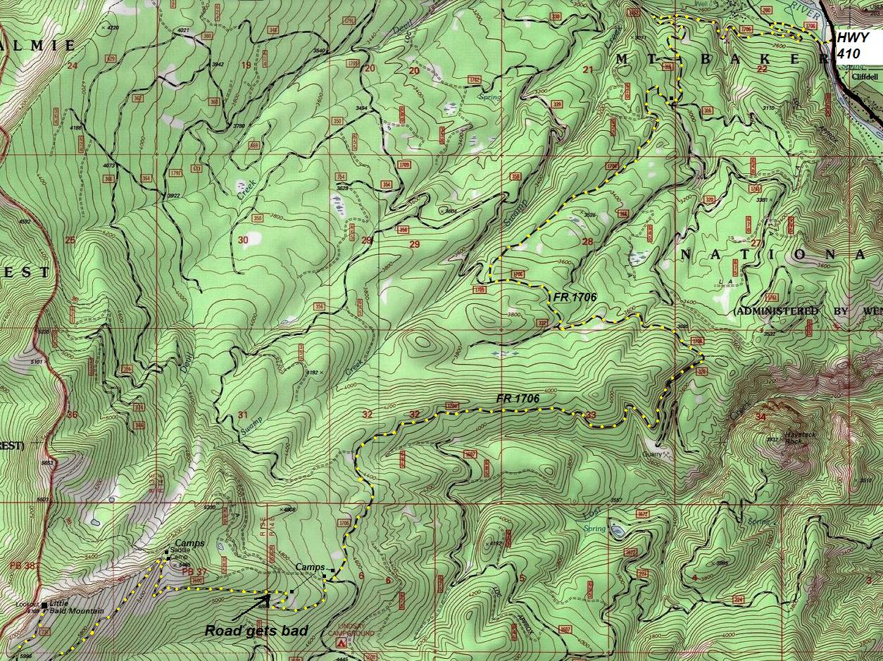 little bald mountain map