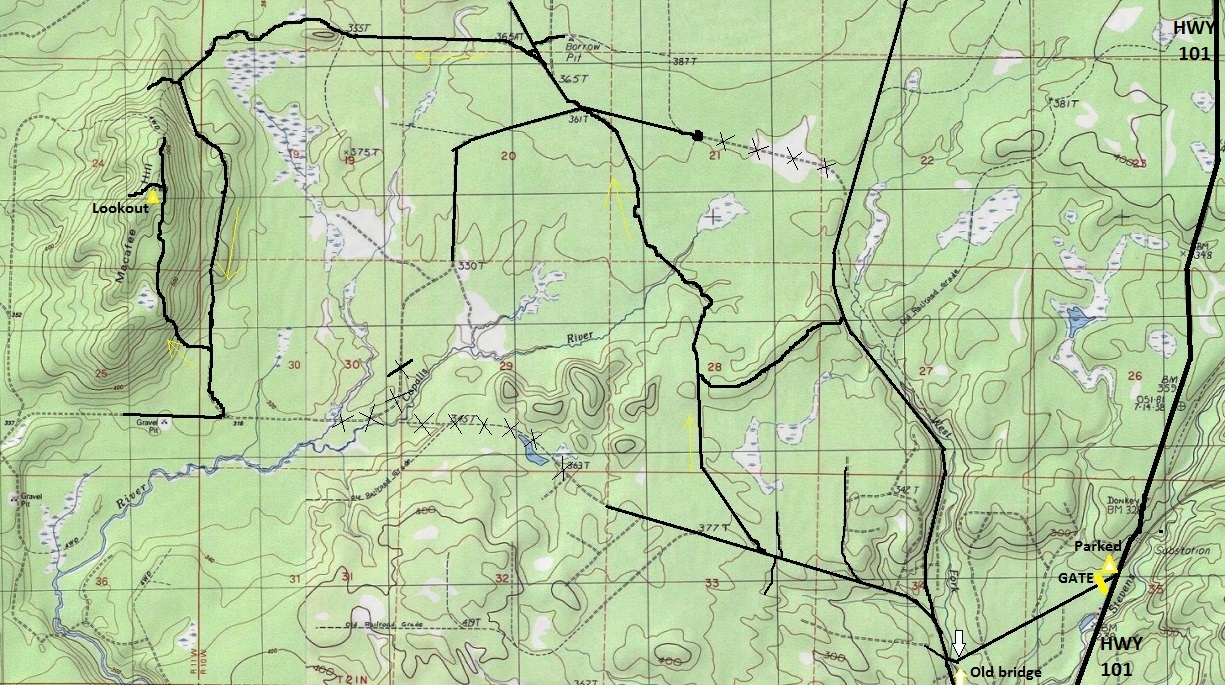 Macafee Hill topo map