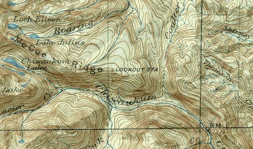 McCue Ridge Map