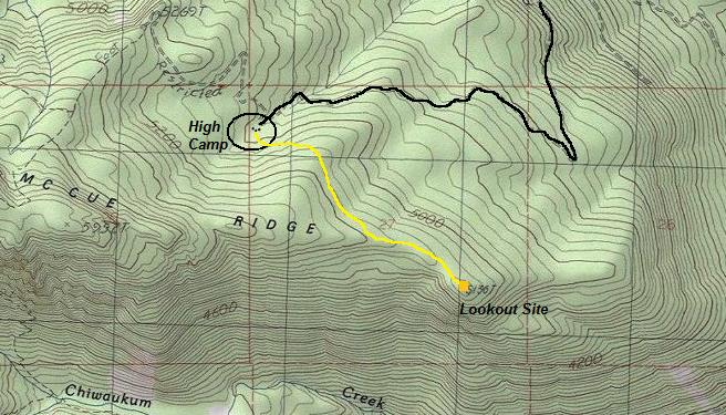 McCue Ridge Map