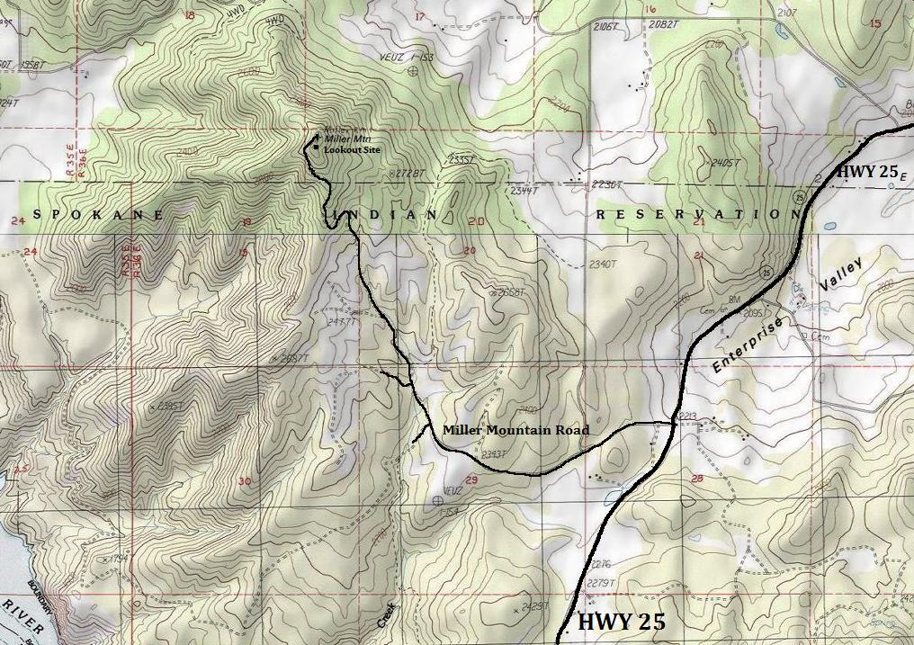 miller mountain map