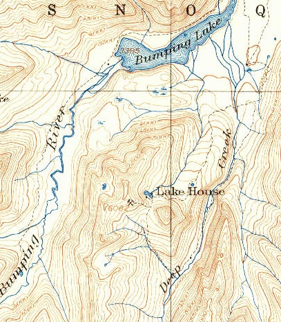 bumping lake map