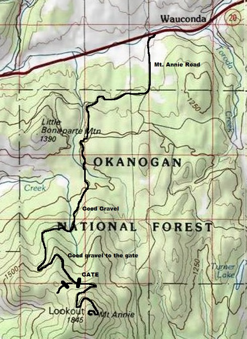 mount annie map