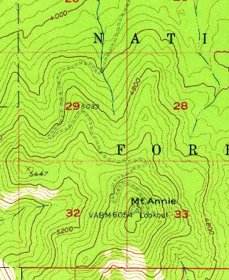 mt annie map