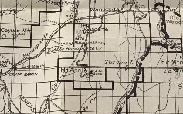 mount annie map