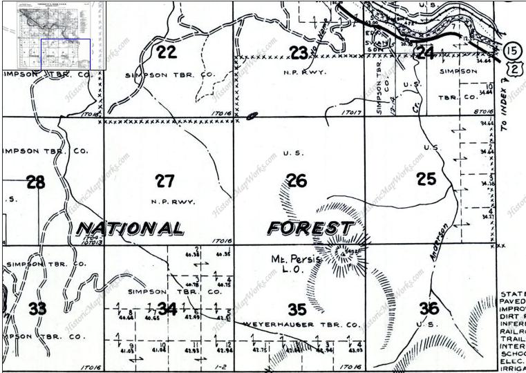 mount persis lookout map