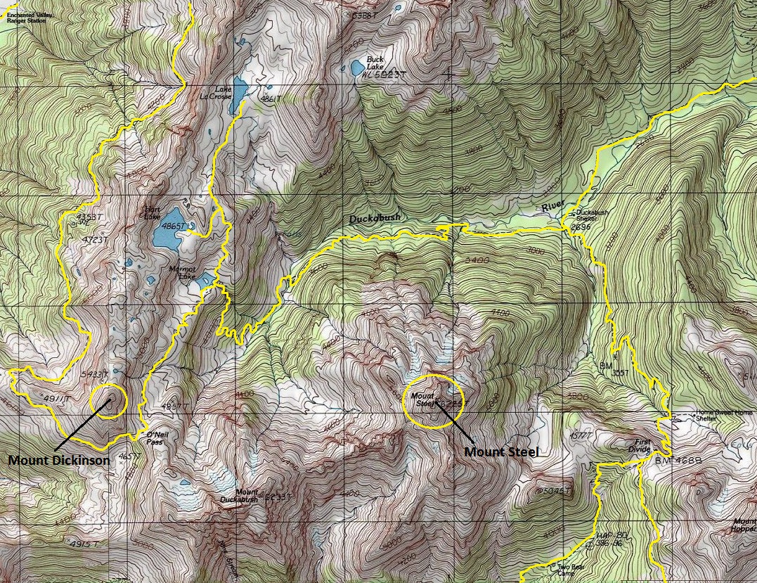 mount steel map