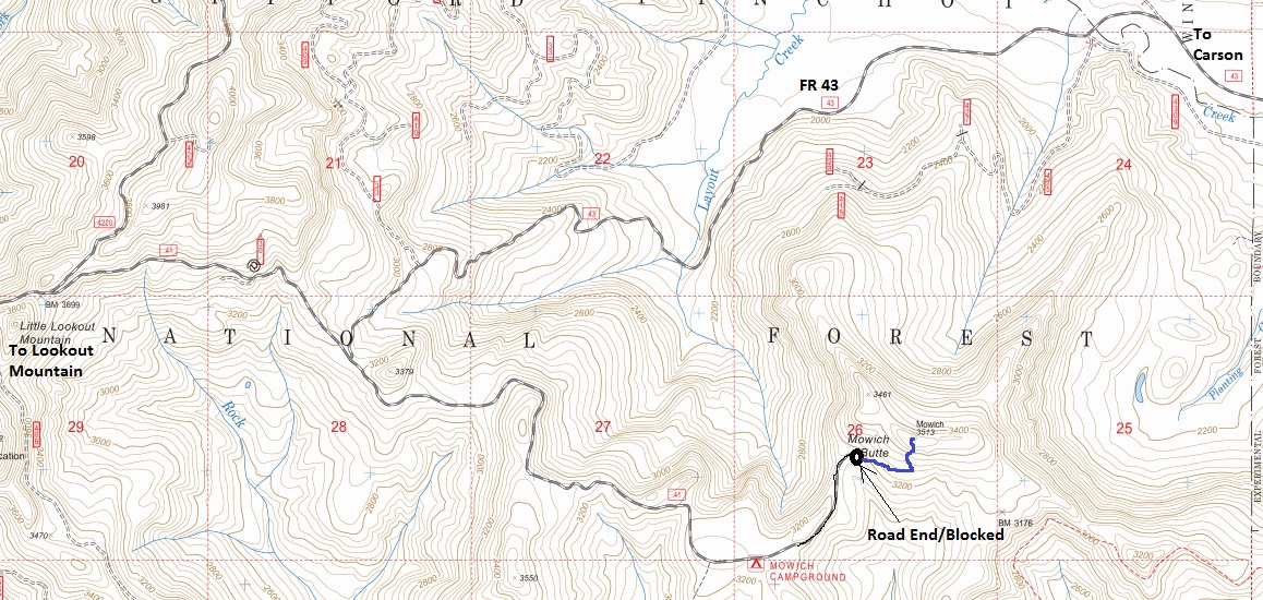 mowich butte map