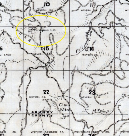 porpucine ridge map