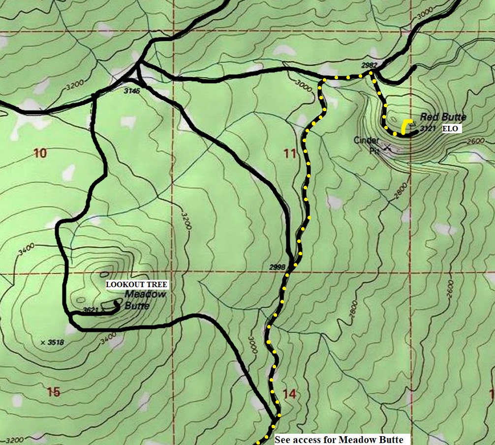 red butte map