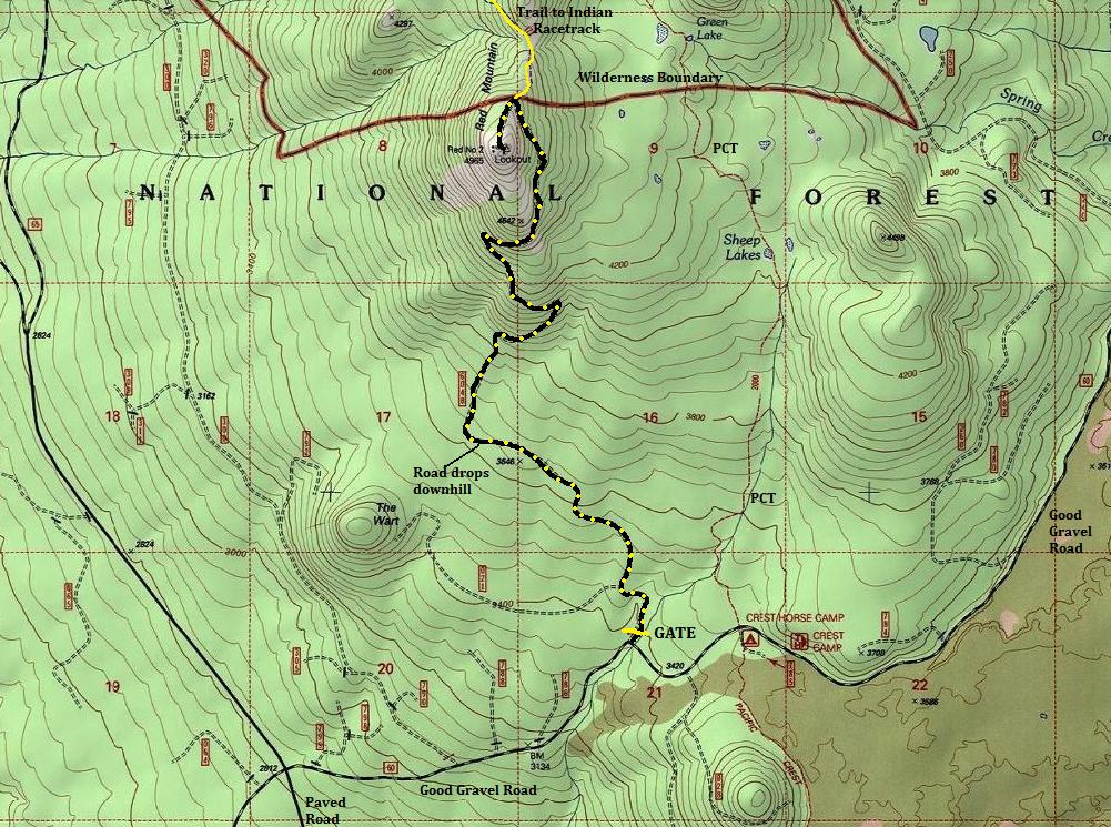 red mountain map
