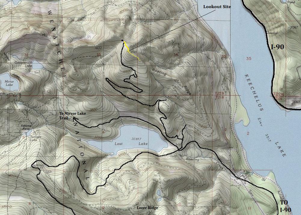 roaring ridge map