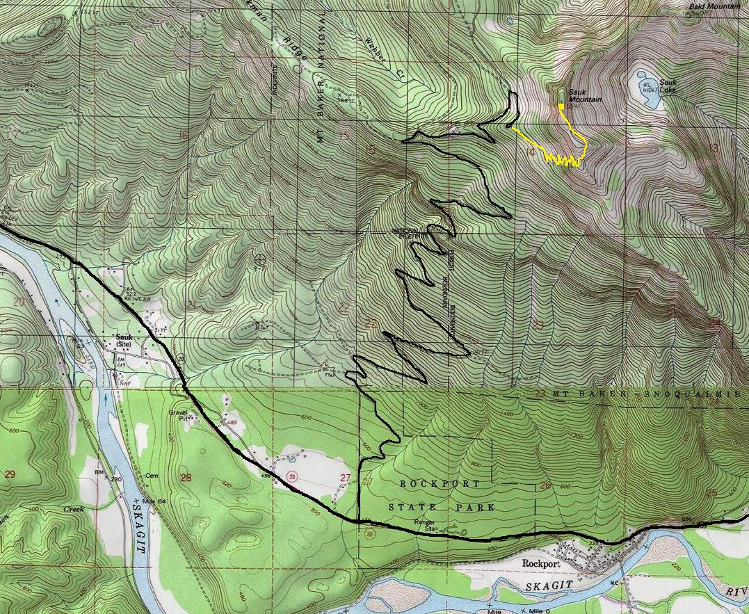 sauk mountain map