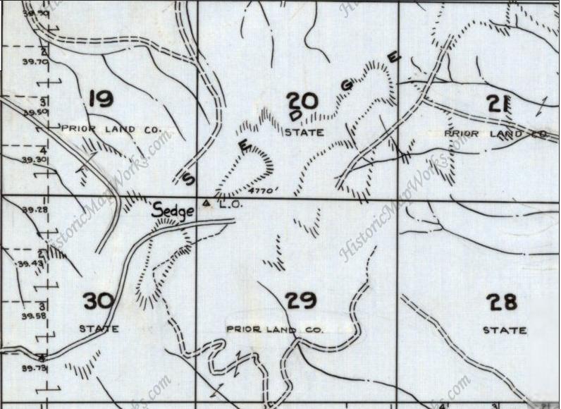 sedge ridge map