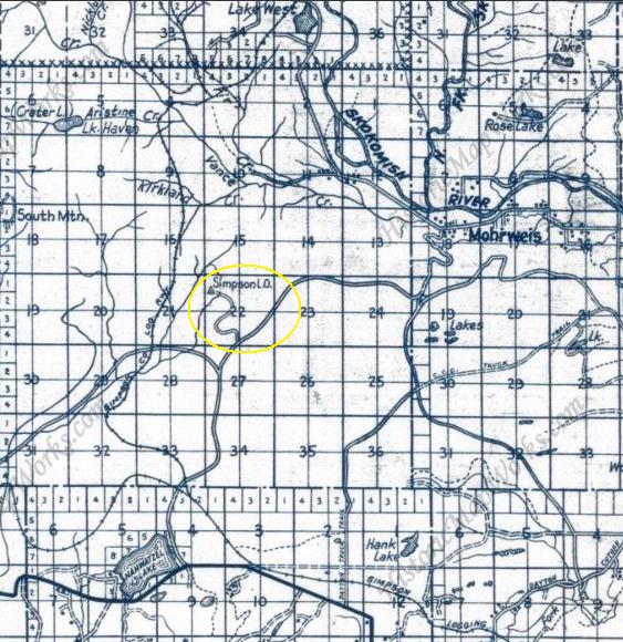 simpson lookout map