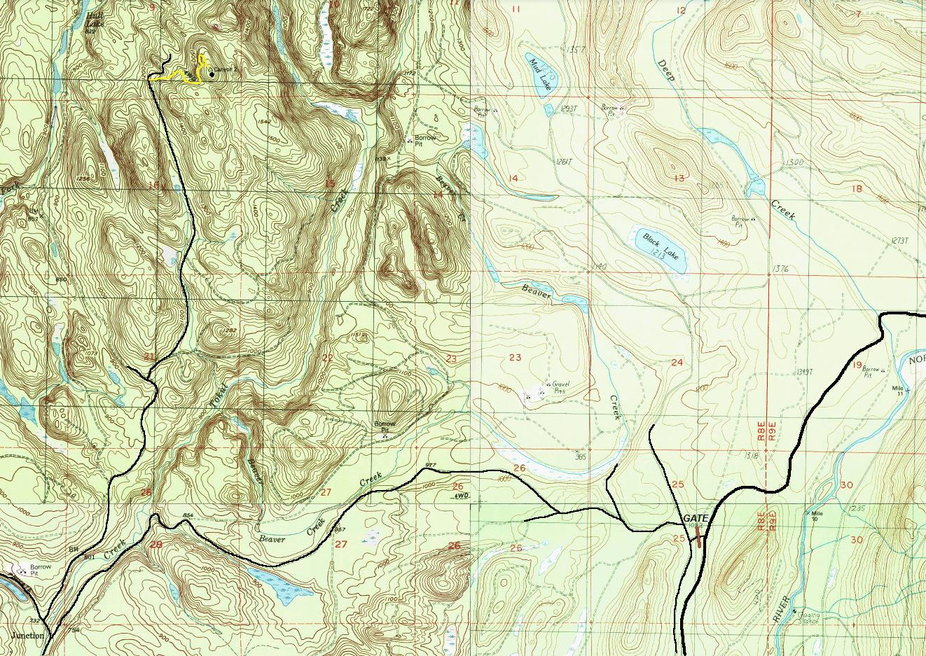 Snoqualmie Lookout Map